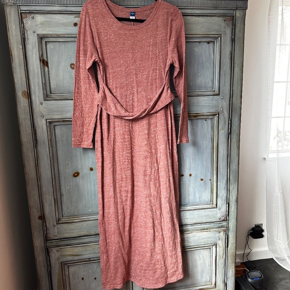 Old Navy Jersey Maternity Dress Size M - Picture 3 of 7
